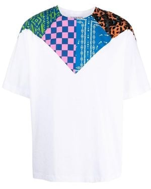Marcelo Burlon Mixmatch Printed T-Shirt - Blue