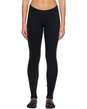 Dion Lee Haydenshapes By Ssense Exclusive Black & Grey leggings - Blue