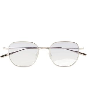 Barton Perreira Square-Frame Platinum-Tone Titanium Sunglasses - White