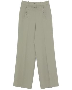 Ermanno Scervino Button-Fastening Trousers - Green