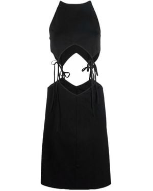 Bottega Veneta Cut-Out Detailed Mini Dress - Black