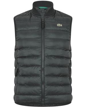 Lacoste Quilted Gilet - Grey