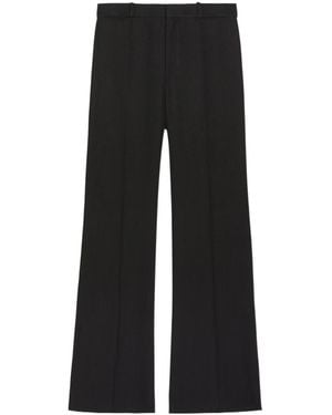 Chloé Cotton Flared-Leg Pants - Black