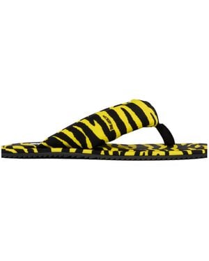 The Attico Printed Flip-Flops - Yellow