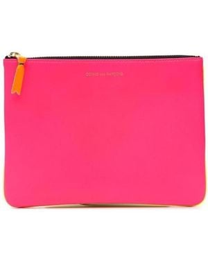 Comme des Garçons Logo Wallet - Pink