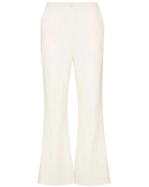 Nanushka Beata Cropped Pants - White