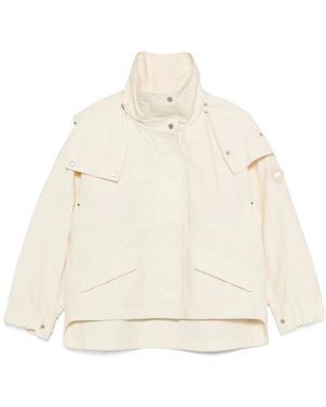 Canada Goose Turtleneck Parka Coat - Natural