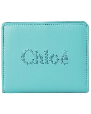 Chloé Sense Wallet - Blue