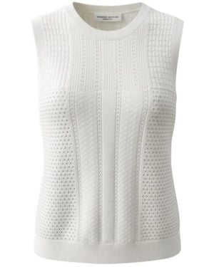 Roberto Collina Sleeveless Sweater - White