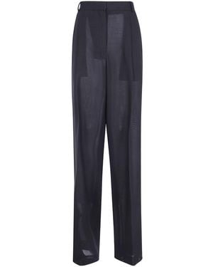 Tom Ford Casual Trousers With Belt Loops - Blue