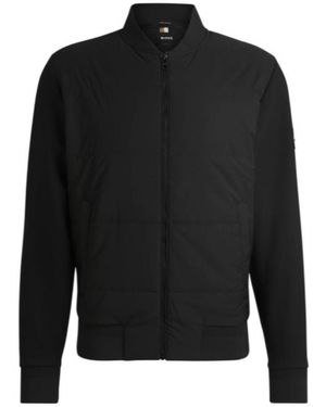 BOSS H-Skiles 100 Padded Zip Sweatshirt - Black