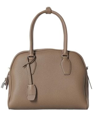 The Row India 10.00 Leather Tote Bag - Natural