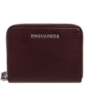 DSquared² Zipper Wallet - Black