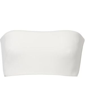Maticevski Tile Bandeau Top - White