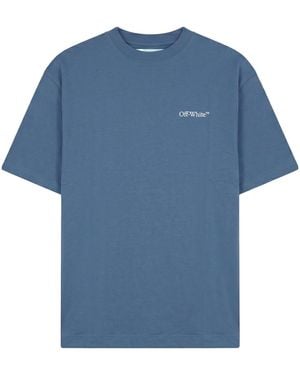 Off-White c/o Virgil Abloh Short-Sleeved T-Shirt - Blue