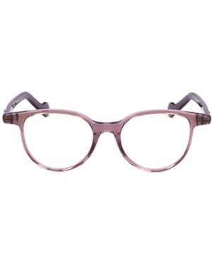 Moncler Eyewear Oval Optical Glasses And Frames - White