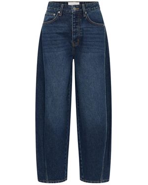 St. Agni Mid Rise Balloon Jeans - Blue