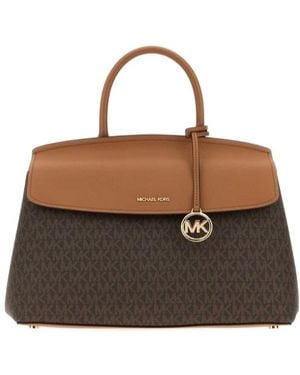 MICHAEL Michael Kors Hamilton Medium Satchel Bag - Brown