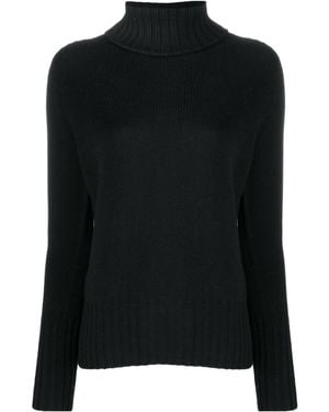 Drumohr Long-Sleeve High-Neck Jumper - Black