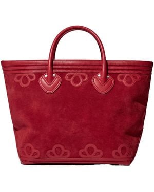 Bode Clover Handbag - Red