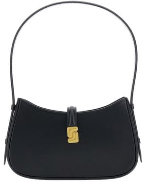 Soeur Zippered Shoulder Bag - Black