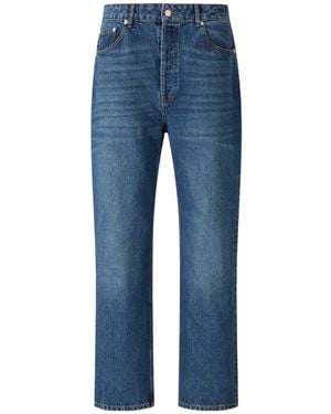 Officine Generale Officine Générale Straight-Leg Jeans - Blue