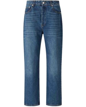 Officine Generale Officine Générale Straight-Leg Jeans - Blue