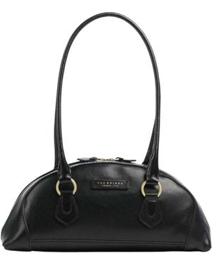 The Bridge Magda Leather Tote Bag - Black