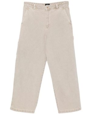A.P.C. Straight-Leg Casual Pants - White