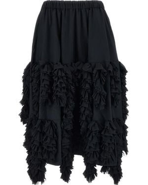 Comme des Garçons Elastic-Waist Skirt - Blue