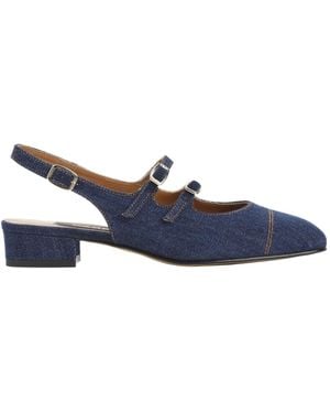 CAREL PARIS Carel Peche 25 Slingback Mary Jane Pumps - Blue