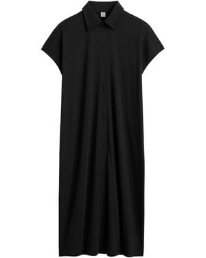 TOTEME Short-Sleeved Dress - Black