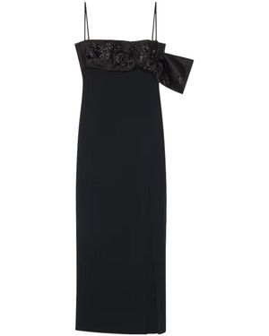 Givenchy Sliced Long Dress - Black