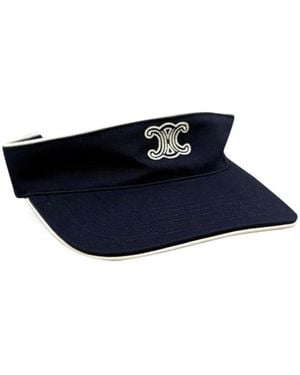 Celine Logo Hat - Blue