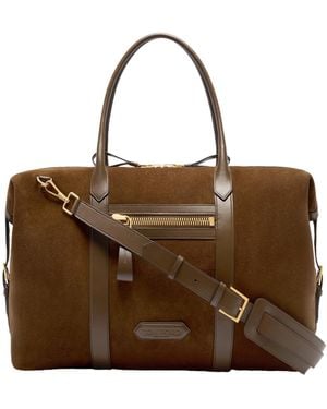 Tom Ford Double Handle Travel Bag - Brown