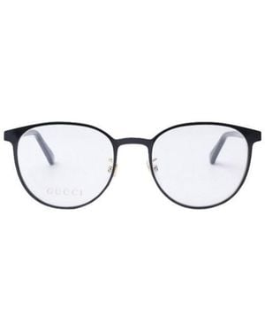 Gucci Eyewear Round Frame Glasses - White