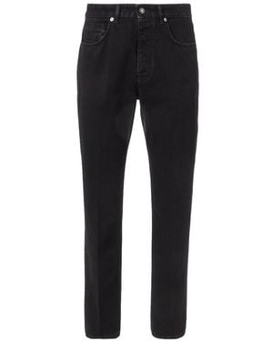 Givenchy Mid-Rise Straight Jeans - Black