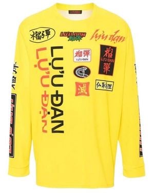 Lu'u Dan Oversized Long-Sleeved T-Shirt - Yellow