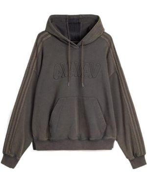 adidas Originals X Avavav Logo-Embossed Hoodie - Grey