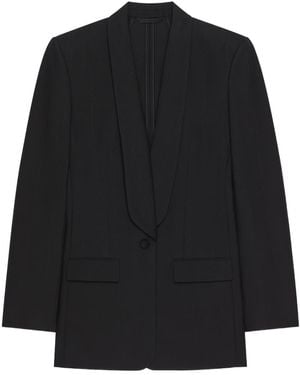 Givenchy Shawl Lapel Single-Breasted Jacket - Black