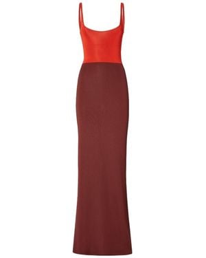 Fendi Viscose Dress - Red