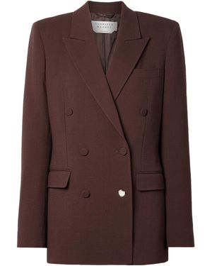 Gabriela Hearst Double Breasted Blazer - Brown