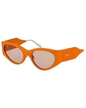 Ferragamo Ferragamo Eyewear Cat-Eye Sunglasses - Orange