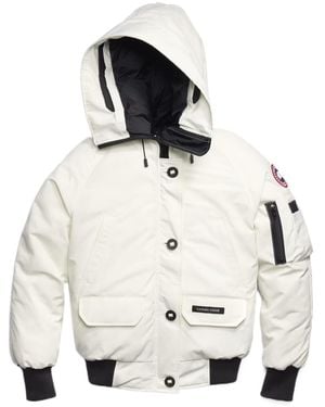Canada Goose Hooded Puffer Jacket - White