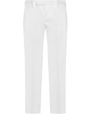 Pt Pantaloni Pt Torino Dieci Skinny Fit Trousers - White