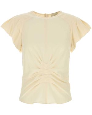 Isabel Marant Zipper T-Shirt - Natural