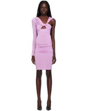 Nensi Dojaka Pendant Dress - Purple