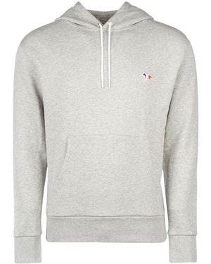 Maison Kitsuné Hooded Cotton Jumper - Grey