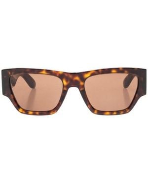 McQueen Eyewear Square-Frame Sunglasses - Pink