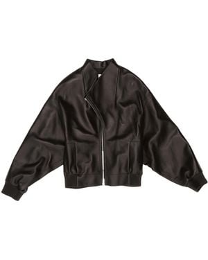 KHAITE Ixin Leather Jacket - Black
